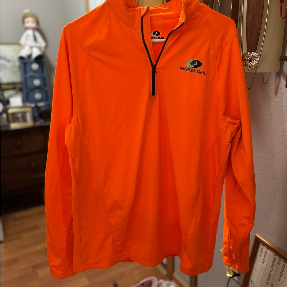 Mossy Oak Men's Orange pull over